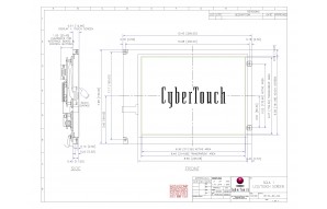 10.4" Open Frame Single Touch Monitor