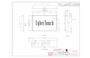 24" Open Frame Single Touch Monitor