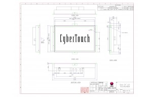 24" Open Frame Single Touch Monitor