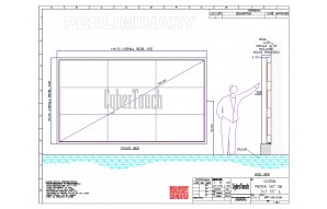 Custom 165" Multitouch Overlay