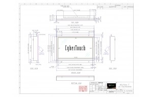 7" Open Frame Single Touch Monitor