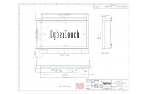 32" Open Frame Single Touch Monitor
