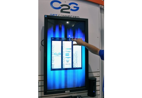 55" Custom Multitouch Monitor with up to 100 simultaneous touch points using Advanced IR