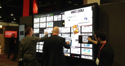 Mitsubishi CES Custom Touch Wall