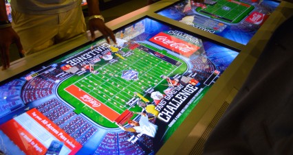 College Football Hall of Fame Custom Touch Table